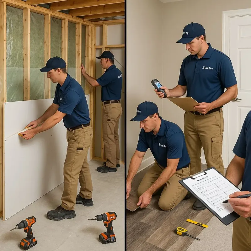 Repairs and Reconstruction process in New London, NH